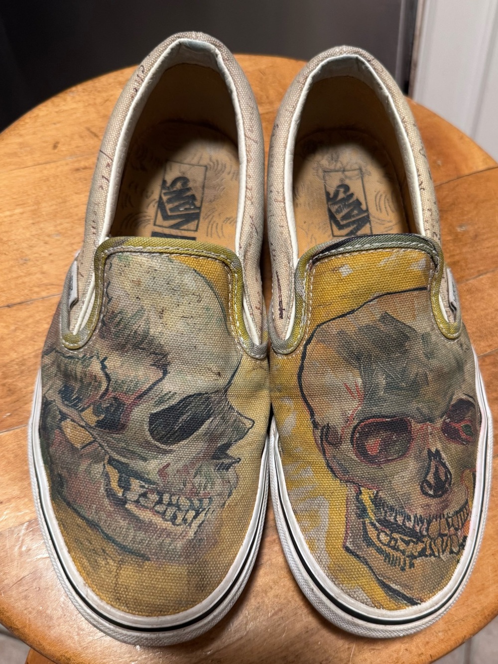 Vans x Van Gogh Skulls size w8.5 GUC